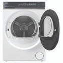 Haier 9kg 500 Series White Heat Pump Dryer HDHP90NW1, Front View with Door Open