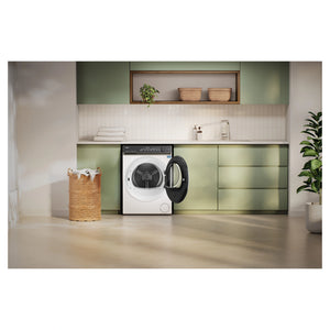 Haier 9kg 500 Series White Heat Pump Dryer HDHP90NW1, Lifestyle View