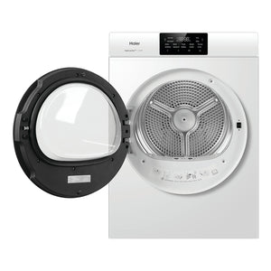Haier 7 kg 300 Series Heat Pump Dryer HDHPS70LW1, Front View With Door Open