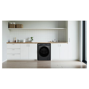 Haier 8kg 300 Series Dark Stainless Heat Pump Dryer HDHPS80KB1 Lifestyle View