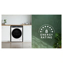 Haier HDHPS80KW1 8kg 300 Series White Heat Pump Dryer