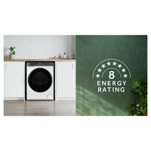 Haier 8kg 300 Series White Heat Pump Dryer HDHPS80KW1, Energy Rating Feature