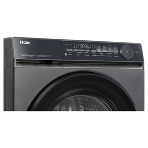 Haier 8kg 500 Black Series Heat Pump Dryer HDHPS80NB1, Left Side Panel View