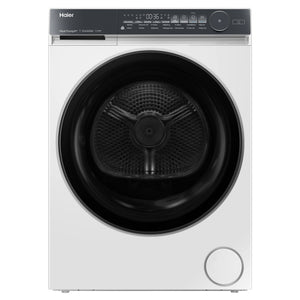 Haier 8kg 500 Series White Heat Pump Dryer HDHPS80NW1, Front View