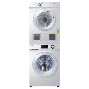 Haier 6kg 300 Series White Vented Dryer HDV60A1, Front View