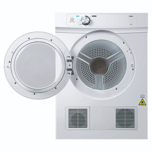 Haier 6kg 300 Series White Vented Dryer HDV60A1, Front View with Door Opne