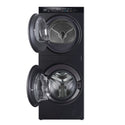 Haier 12kg + 9kg 600 Series Laundry Centre Heat Pump Dryer HLC1290CTB1, Front View With Doors Open