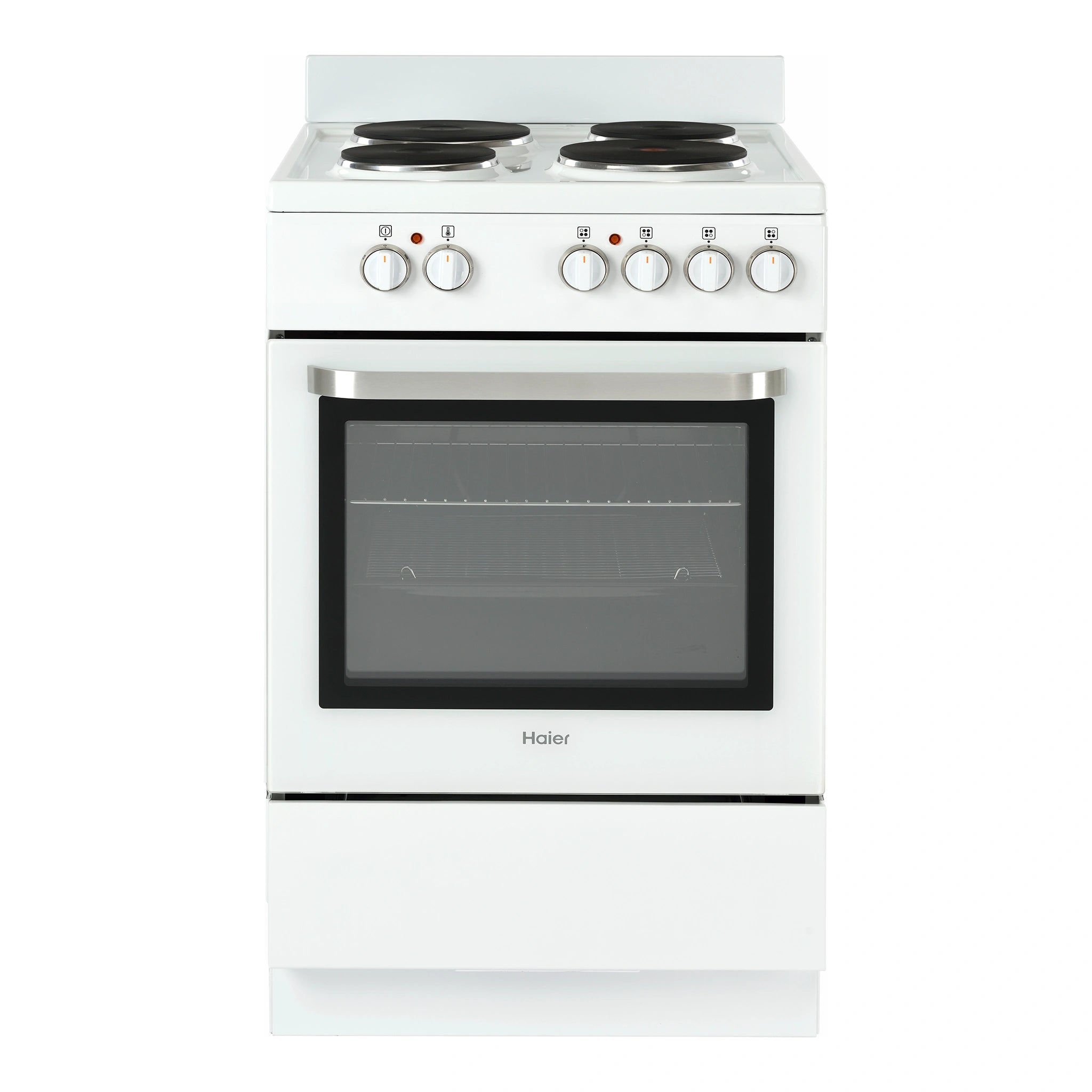 Haier 54cm Freestanding Electric Cooker HOR54S5CW1, Front View 2