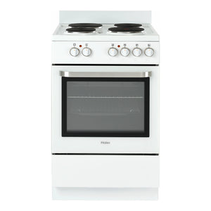 Haier 54cm Freestanding Electric Cooker HOR54S5CW1, Front View 2