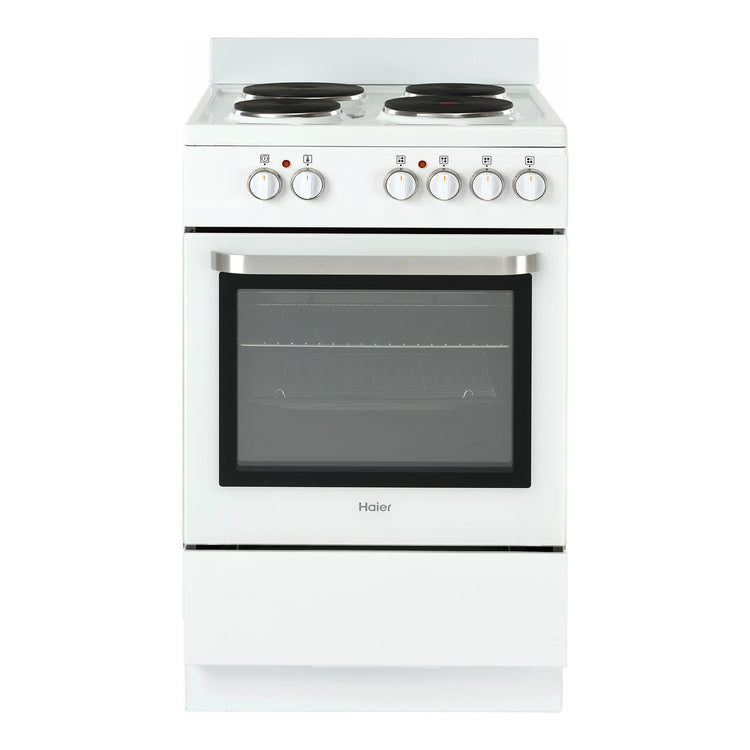 Haier 54cm Freestanding Electric Cooker HOR54S5CW1, Front View 2