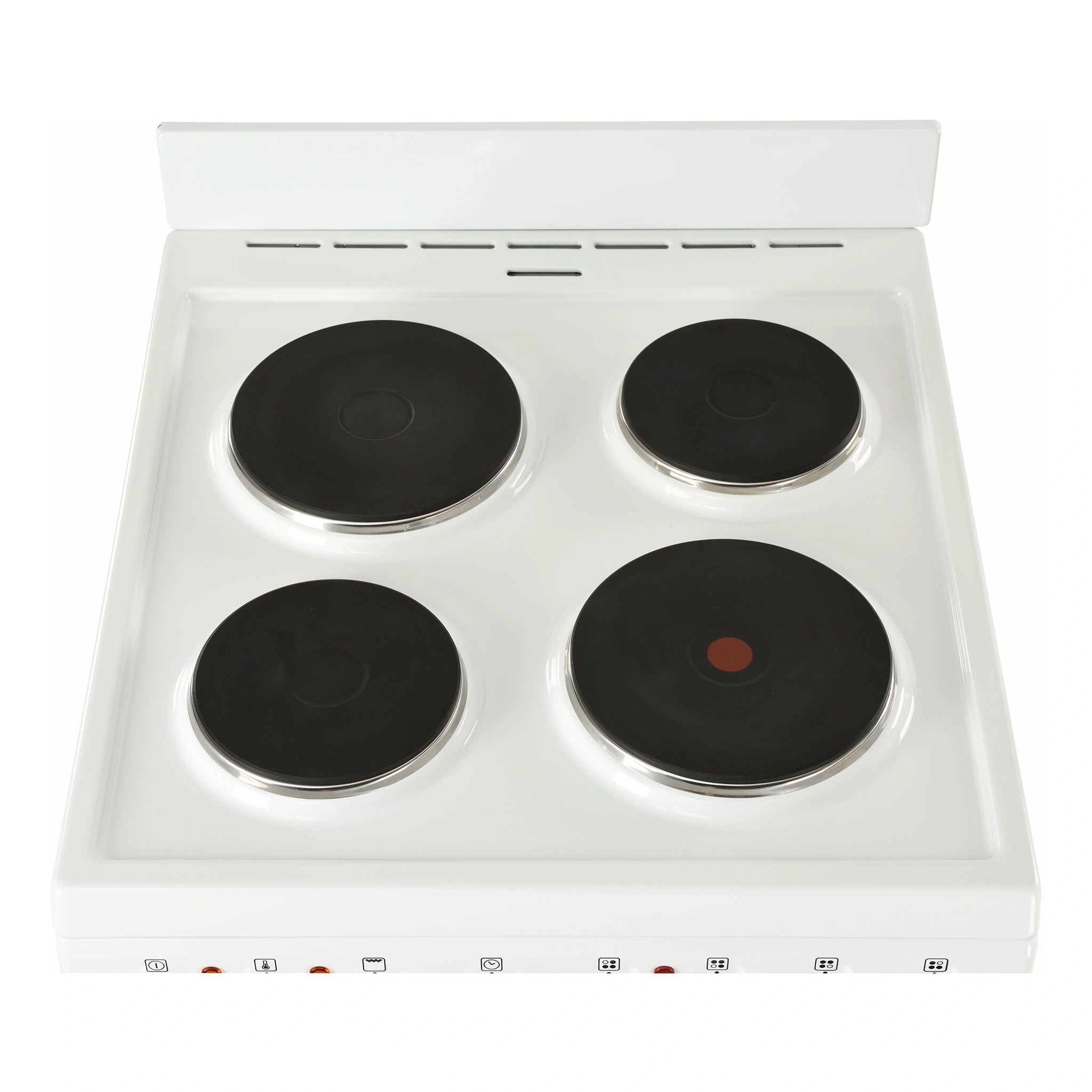 Haier 54cm Freestanding Electric Cooker HOR54S5CW1, Top View