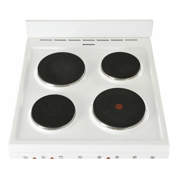 Haier 54cm Freestanding Electric Cooker HOR54S5CW1, Top View