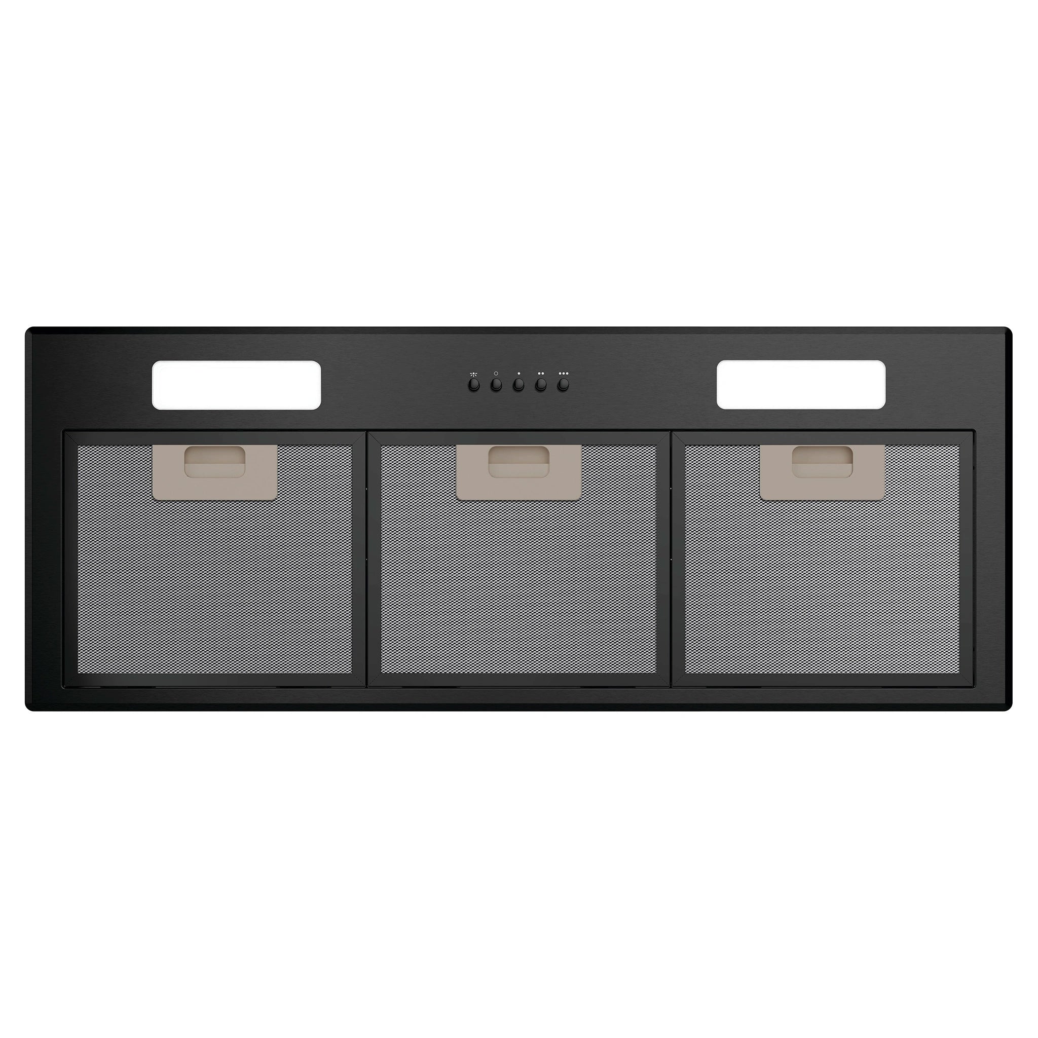 Haier 90cm Integrated Insert Black Undermount Rangehood HPH90ILB2, Front View