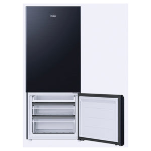 Haier 433L 500 Series Refrigerator Bottom Freezer HRF420BEC, Front View With Lower Door Open