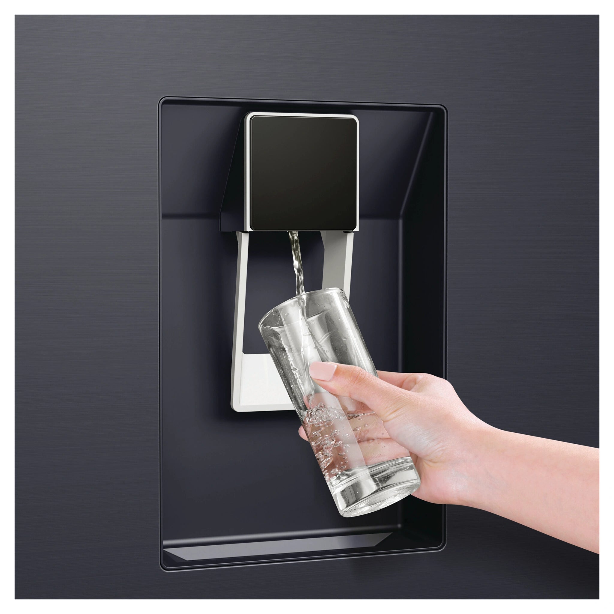 Haier HRF420BHC 431L 500 Series Refrigerator Bottom Freezer, Water Dispenser View