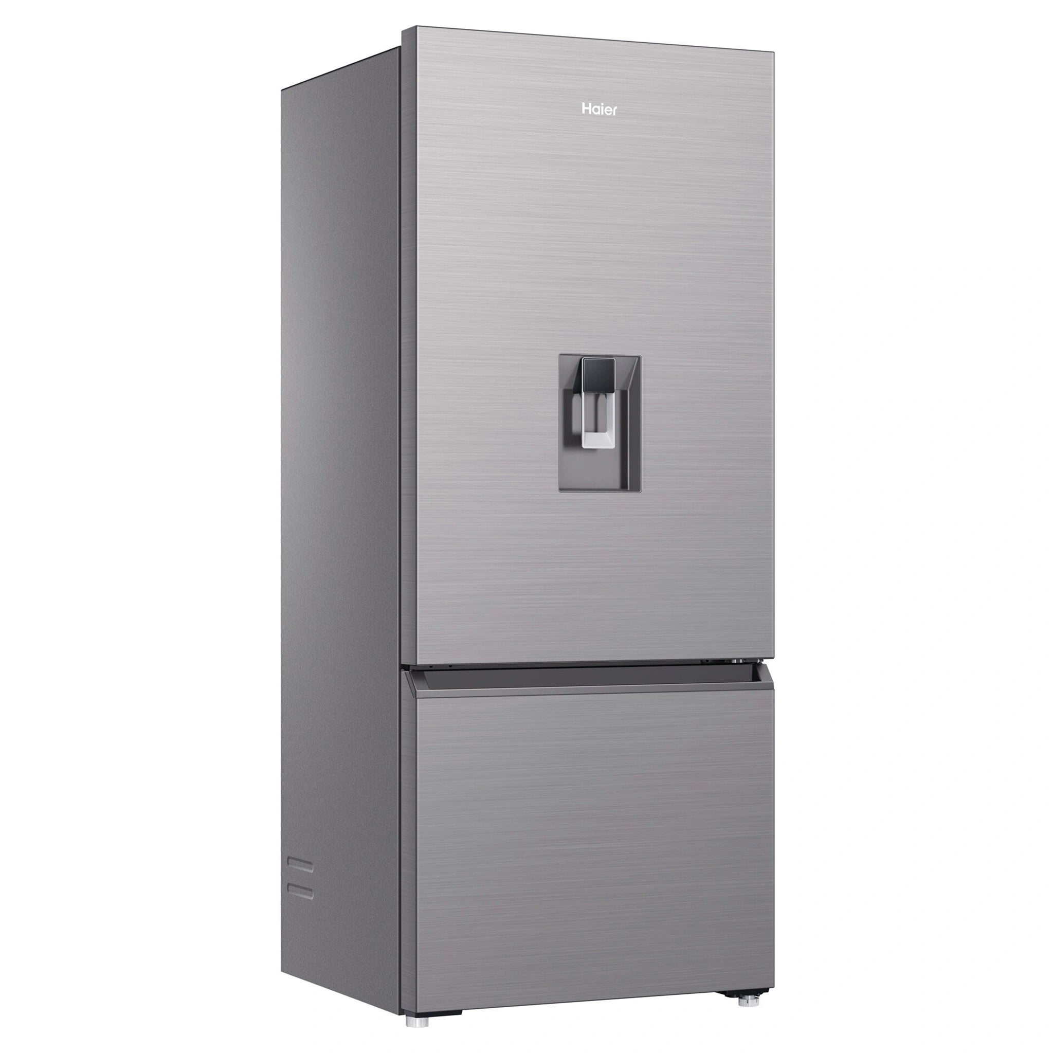 Haier 431L 500 Series Refrigerator Bottom Freezer HRF420BHS, Left Side View