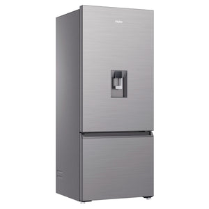 Haier 431L 500 Series Refrigerator Bottom Freezer HRF420BHS, Left Side View