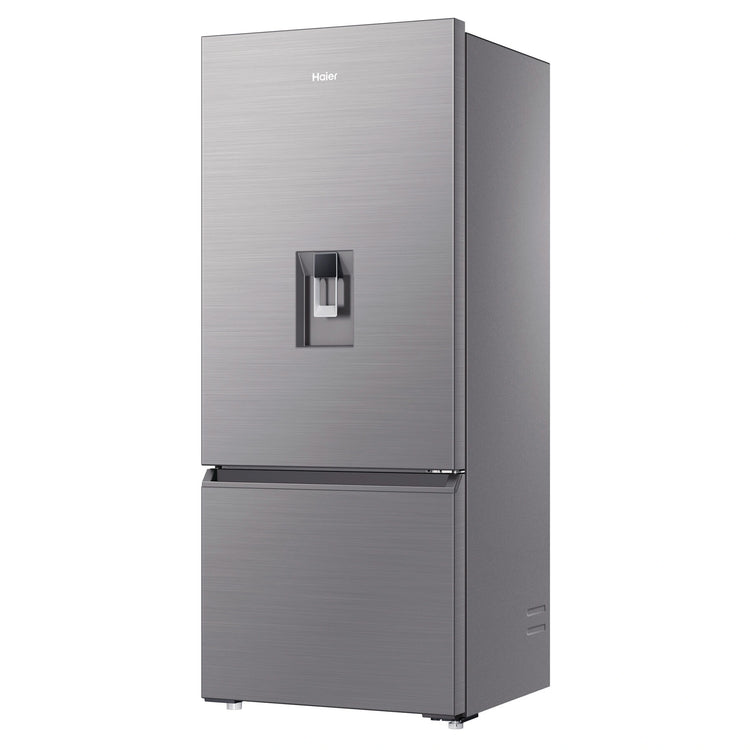 Haier 431L 500 Series Refrigerator Bottom Freezer HRF420BHS, Right Side View