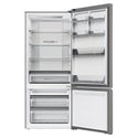 Haier 433L 500 Series Refrigerator Bottom Freezer HRF420BS, Front View With Door Open