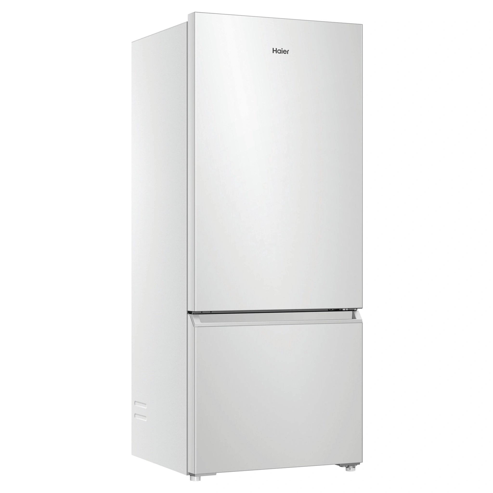 Haier 433L 500 Series Refrigerator Bottom Freezer HRF420BW, Left Side View