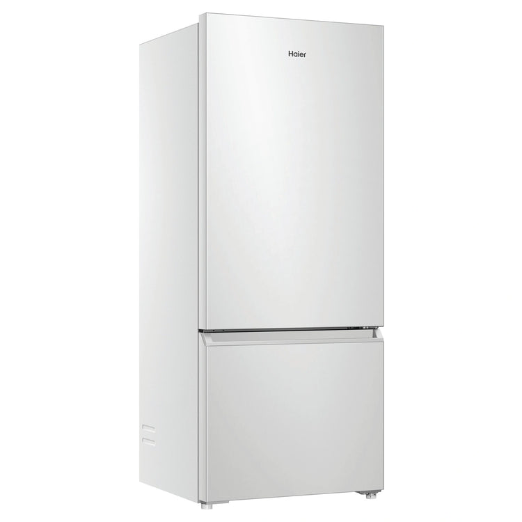 Haier 433L 500 Series Refrigerator Bottom Freezer HRF420BW, Left Side View