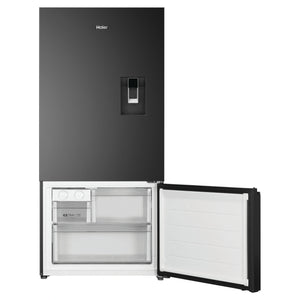 Haier 514L 500 Series Refrigerator Bottom Freezer HRF510BHC, Front View With Bottom Door Open