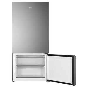 Haier 517L 500 Series Refrigerator Bottom Freezer HRF510BS, Front View With Bottom Door Open