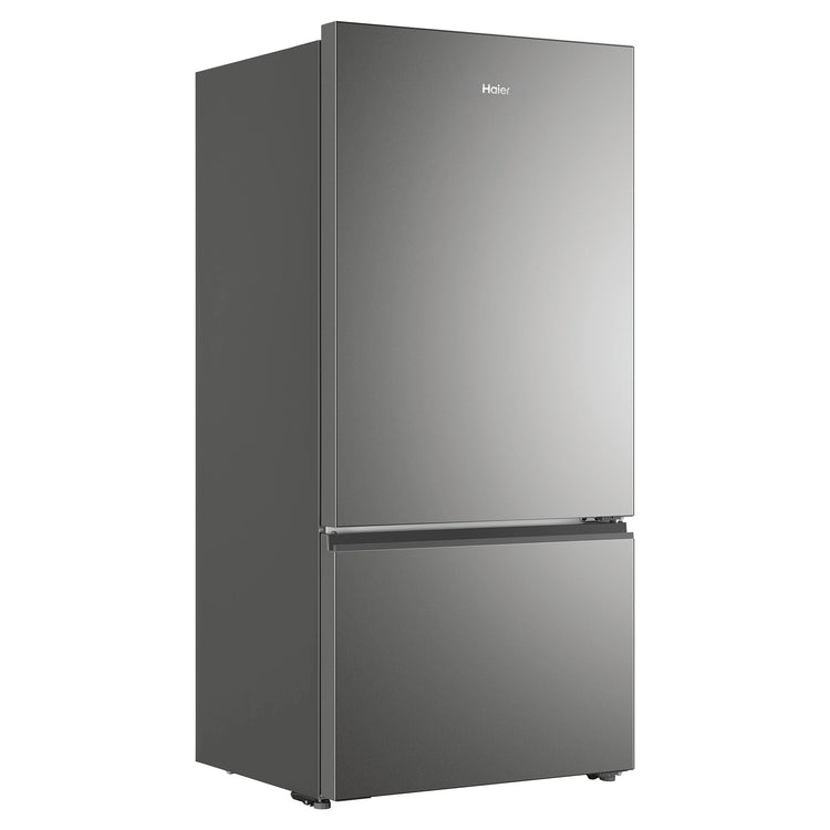 Haier 517L 500 Series Refrigerator Bottom Freezer HRF510BS, Left Side View
