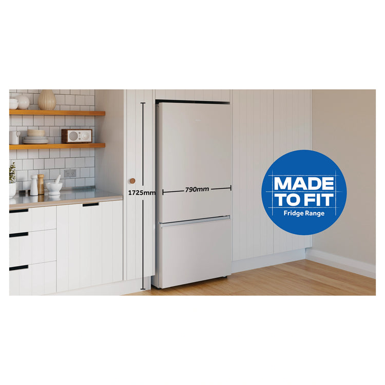 Haier 517L 500 Series Refrigerator Bottom Freezer HRF510BW, Dimensions View
