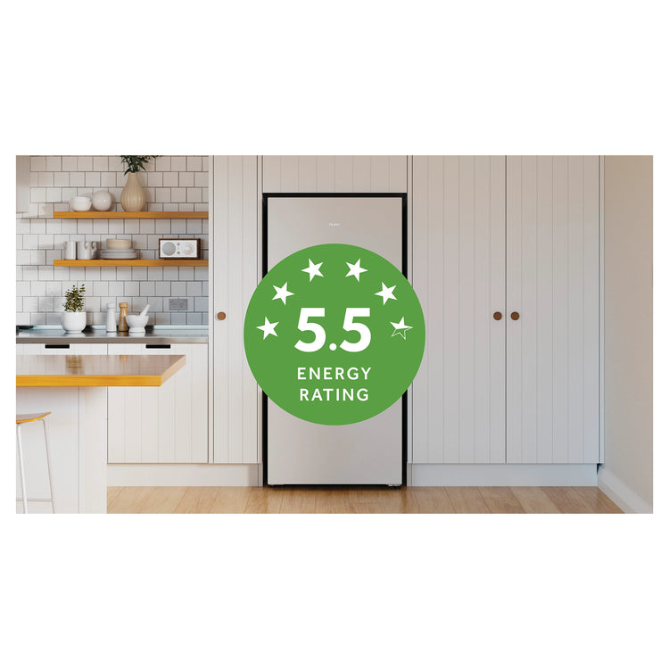 Haier 517L 500 Series Refrigerator Bottom Freezer HRF510BW, Energy Rating View