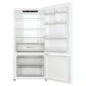 Haier 517L 500 Series Refrigerator Bottom Freezer HRF510BW, Front View With Door Open