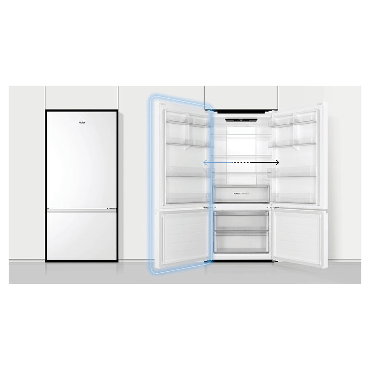 Haier 517L 500 Series Refrigerator Bottom Freezer HRF510BW, Lifestyle View 2