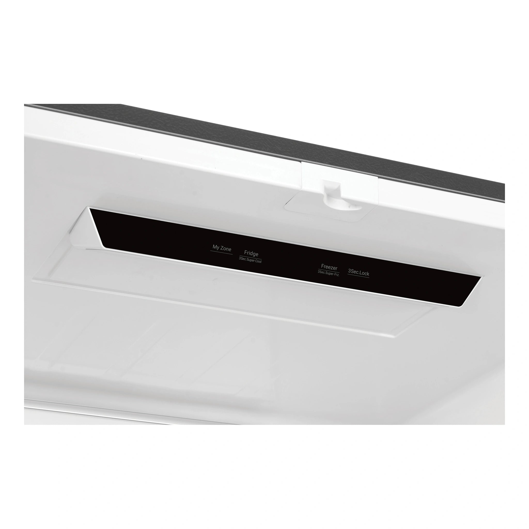 Haier 509L Black French Door Fridge With Water Dispenser HRF510FHC, Control Panel View