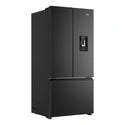 Haier 509L Black French Door Fridge With Water Dispenser HRF510FHC, Right Side View