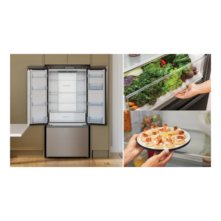 Haier Stainless Steel French Door Fridge With 5-Star Energy Efficiency HRF510FS, Feature
