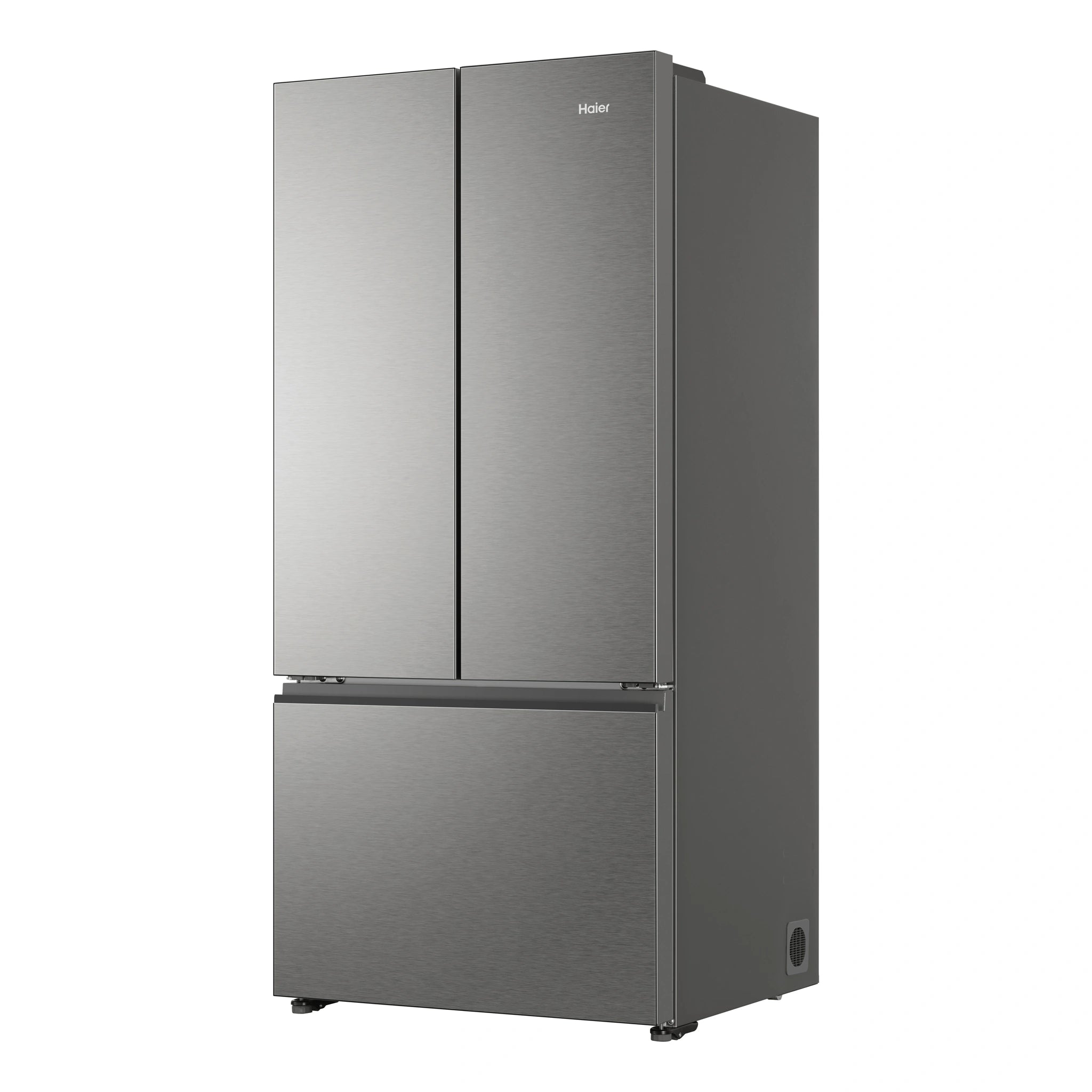 Haier Stainless Steel French Door Fridge With 5-Star Energy Efficiency HRF510FS, Left Side View