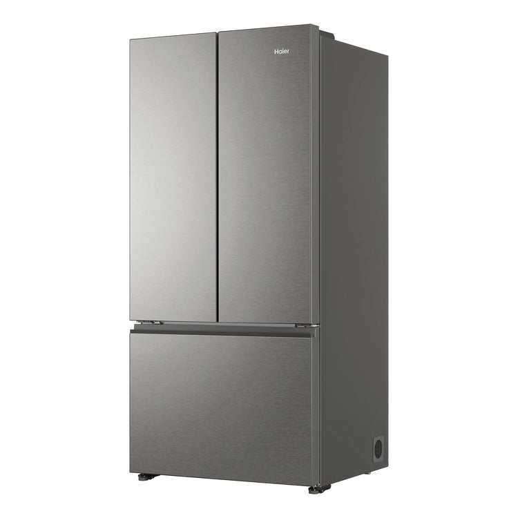 Haier Stainless Steel French Door Fridge With 5-Star Energy Efficiency HRF510FS, Left Side View