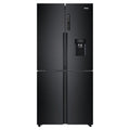 Haier 466L Quad Door Fridge Black HRF516YHC, Front View