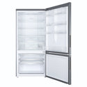 Haier 493L 600 Series Refrigerator Bottom Freezer HRF520BS, Front View With Door Open