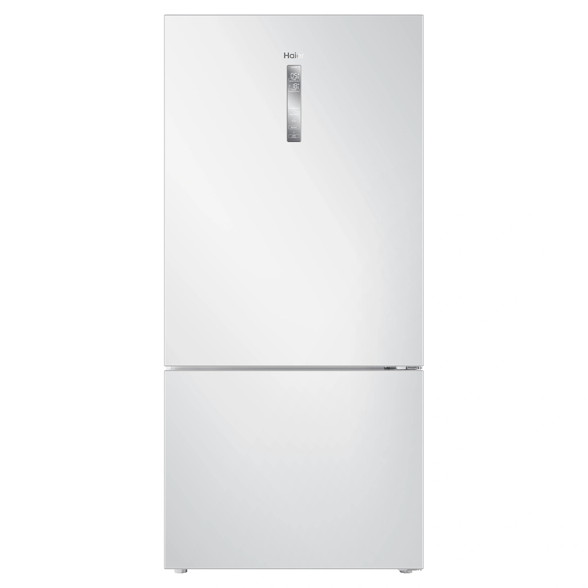 Haier 493L 600 Series Refrigerator Bottom Freezer HRF520BW, Front View