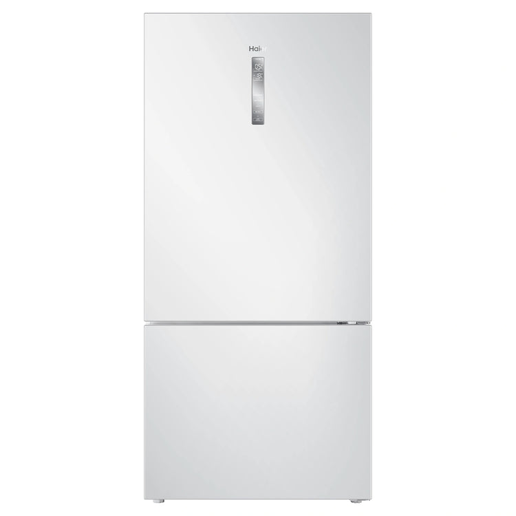 Haier 493L 600 Series Refrigerator Bottom Freezer HRF520BW, Front View