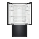 Haier 489L 600 Series Black French Door Refrigerator Freezer HRF520FHC, Front View With Door Open