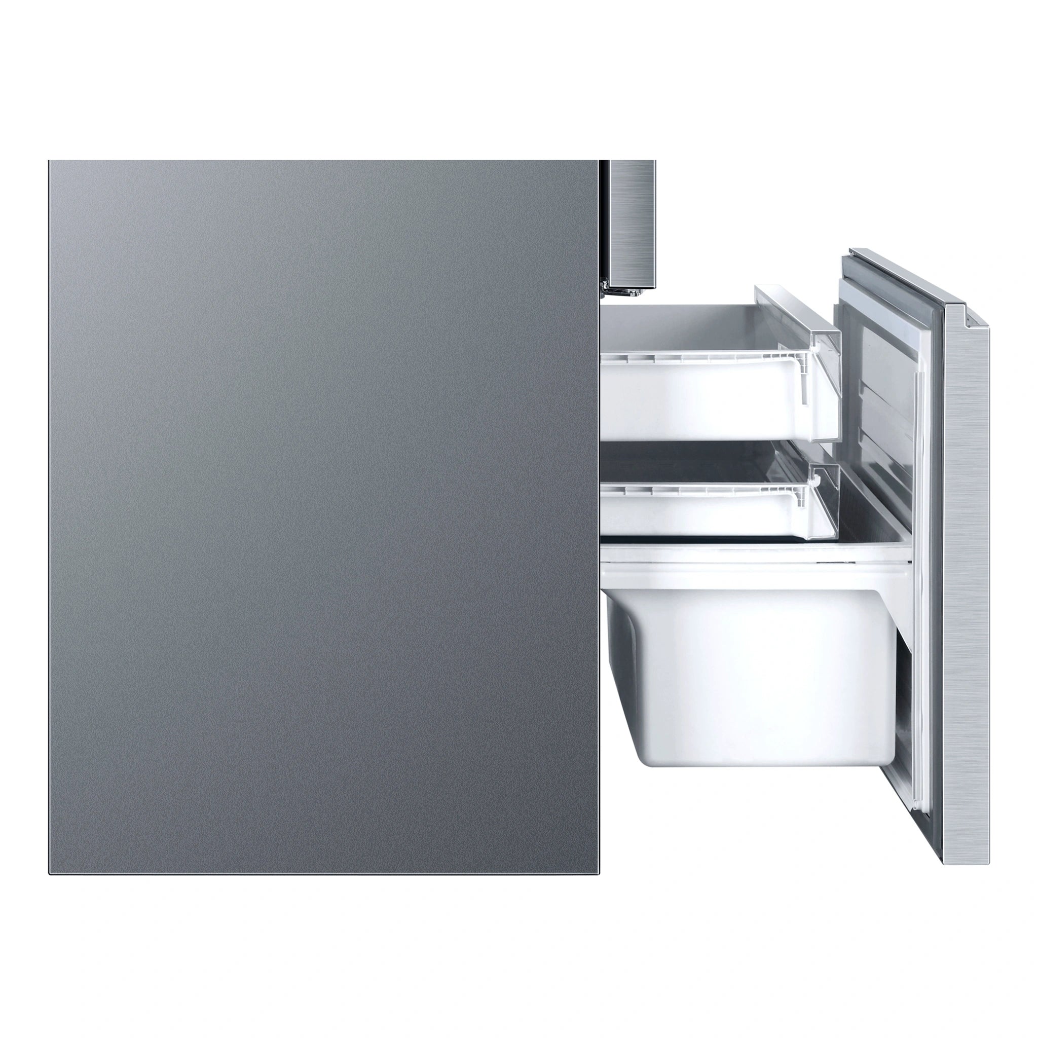 Haier 489L 600 Series Stainless Steel French Door Refrigerator Freezer HRF520FHS, Freezer Drawer View