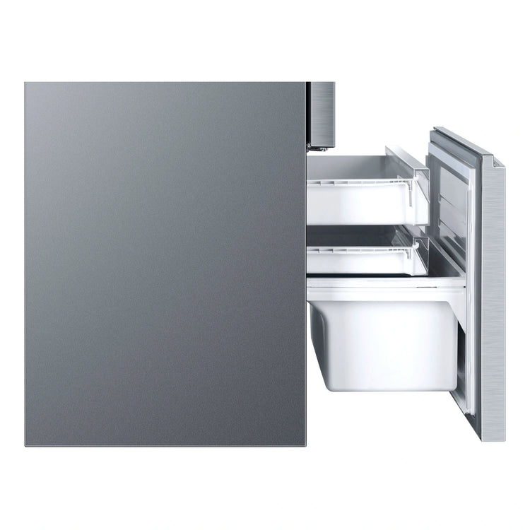 Haier 489L 600 Series Stainless Steel French Door Refrigerator Freezer HRF520FHS, Freezer Drawer View