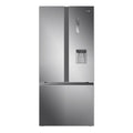 Haier 489L 600 Series Stainless Steel French Door Refrigerator Freezer HRF520FHS, Front View