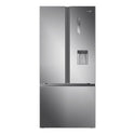 Haier 489L 600 Series Stainless Steel French Door Refrigerator Freezer HRF520FHS, Front View
