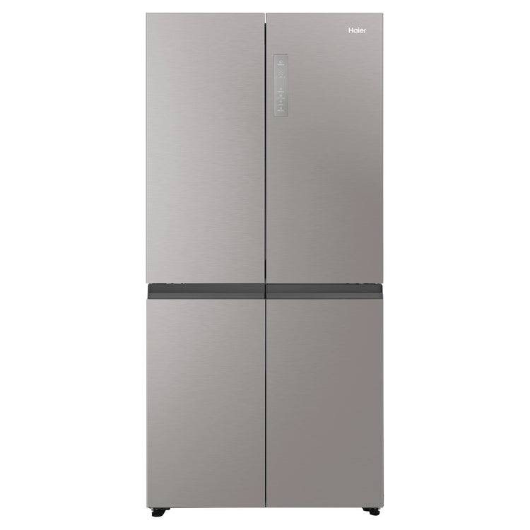 Haier 463L Stainless Steel Quad Door Fridge HRF530YS, Front View