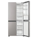 Haier 463L Stainless Steel Quad Door Fridge HRF530YS, Front View With Right Side Door Open View