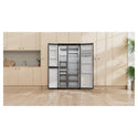 Haier HRF575XC 574L Black Three Door Side by Side Refrigerator