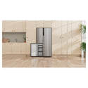 Haier HRF575XS 574L S+ Satina Silver Three Door Side by Side Refrigerator